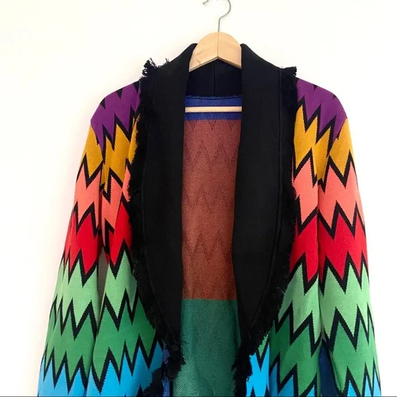 Regino Bella Chevron Knit Cardigan